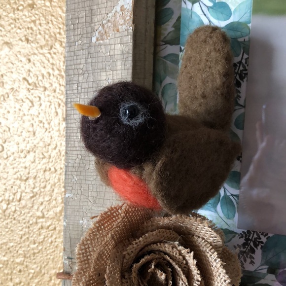 Needle Felted American Robin Bird - Picture 12 of 15